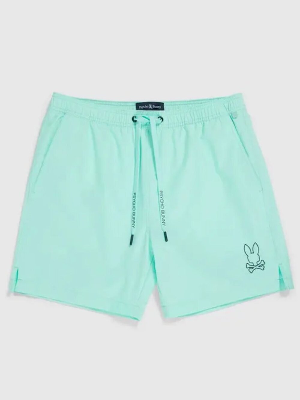 Psycho Bunny Light Blue/Green Swim Trunks in Medium